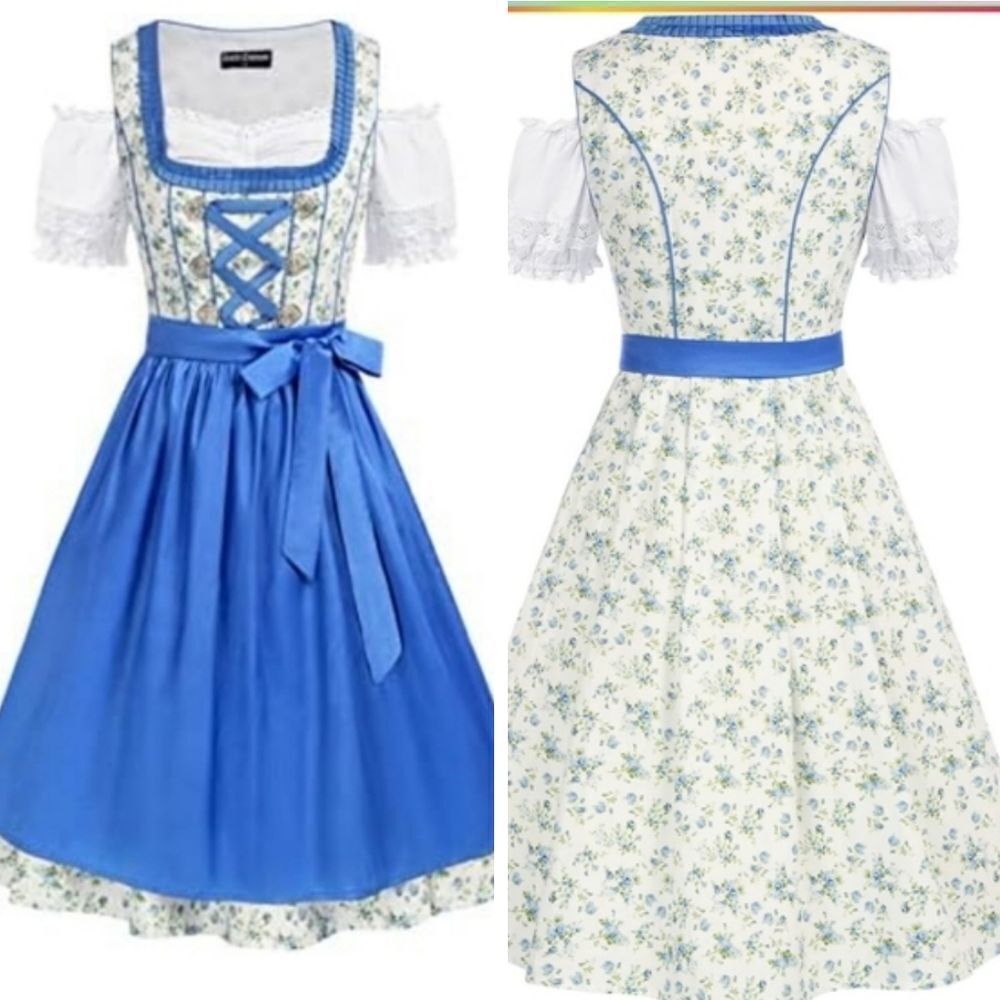 Scarlet Darkness Women's 3 Piece German Dirndl Dress Costumes small
